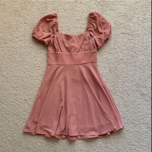 Hello Molly rose colored dress